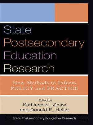 cover image of State Postsecondary Education Research